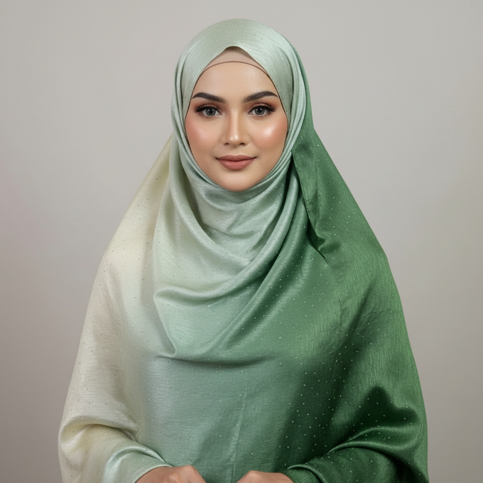 Ombre Silk Stone Hijab