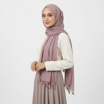 Tassels Lawn Hijab