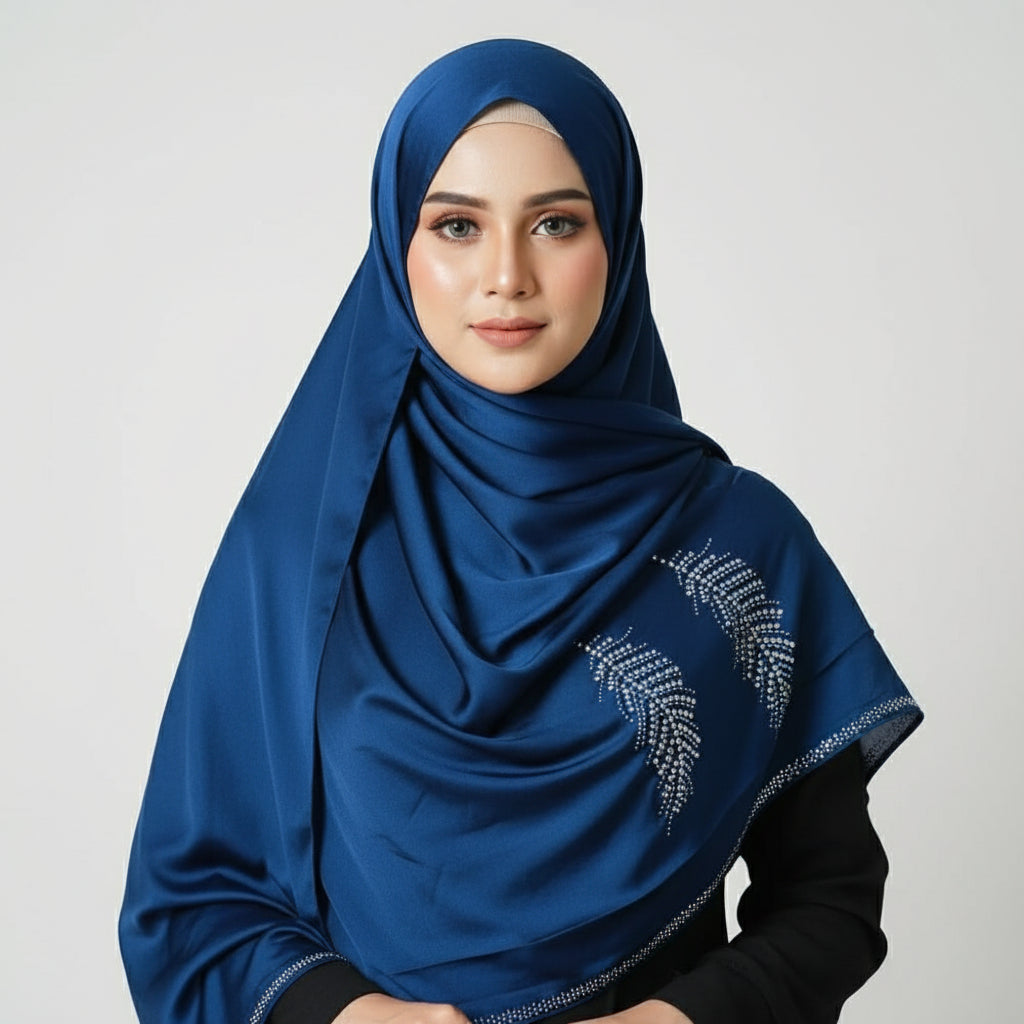 Leaf Studded Silk
