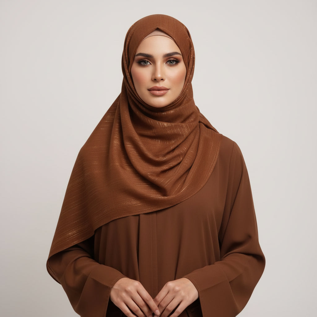 Metalic Chiffon