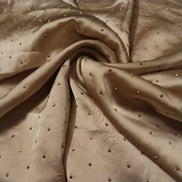Beige Gold stone Luxilk Hijab