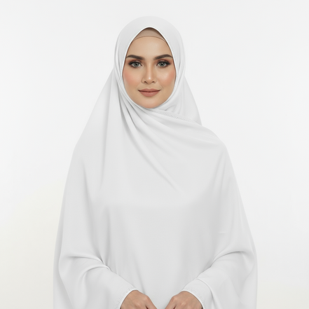 White  Georgette Chiffon
