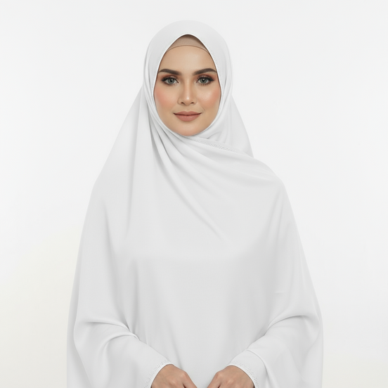 White  Georgette Chiffon