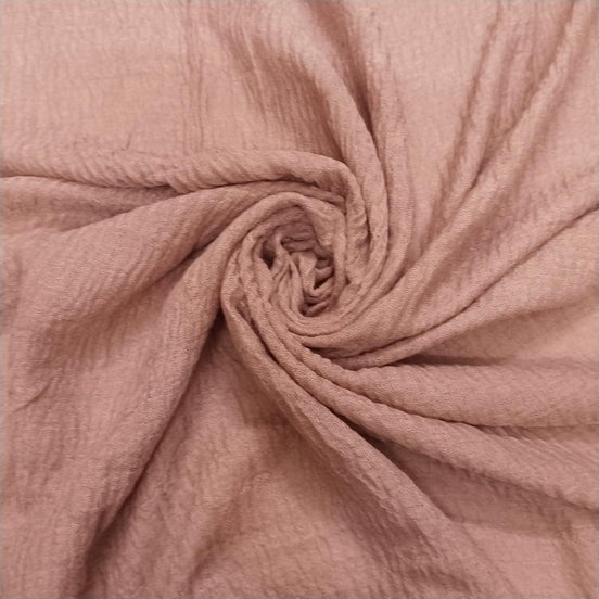 Crimps Hijab - Dust pink