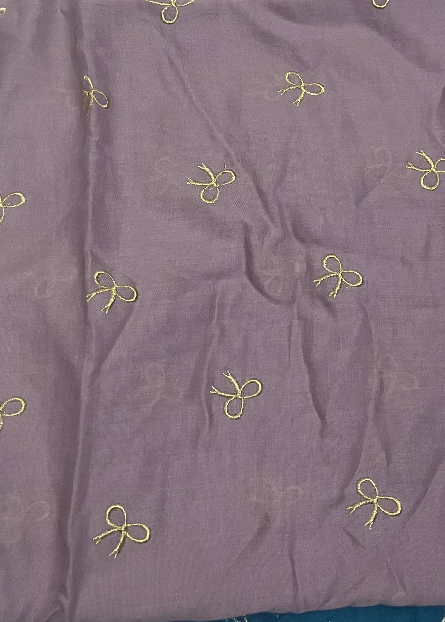 Lavender Embroidery Lawn hijab
