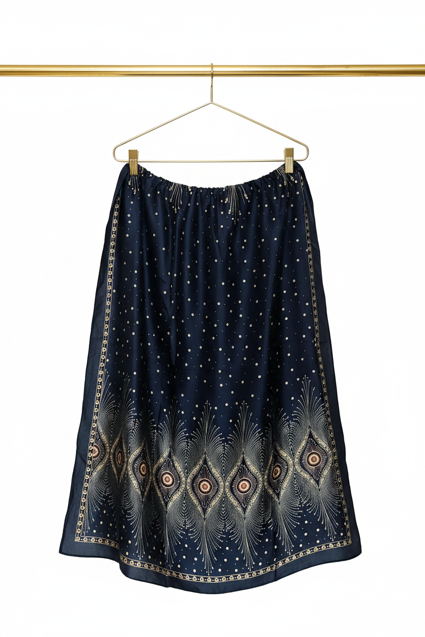 Modal Printed Silk Hijab