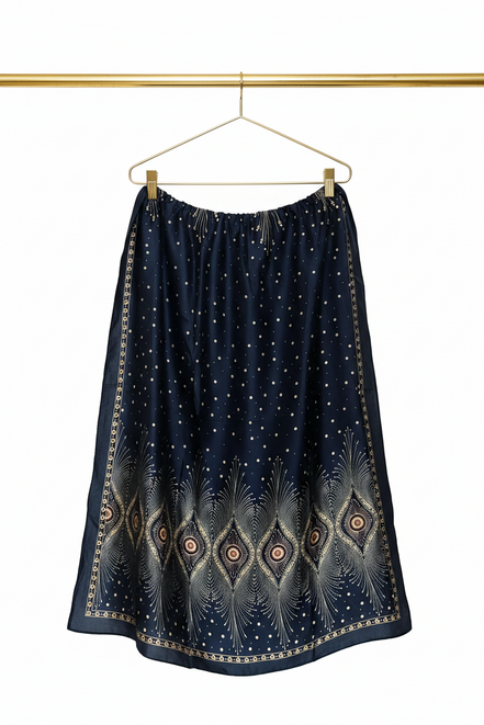 Modal Printed Silk Hijab