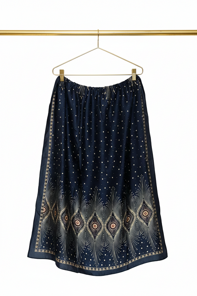 Modal Printed Silk Hijab