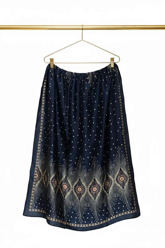 Modal Printed Silk Hijab