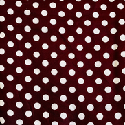 Polkadot Maroon Namaz Chaddar (with sleeves)