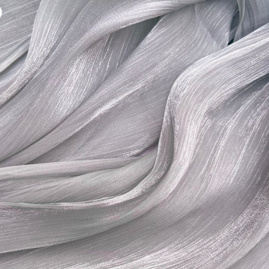 Silver Luxe Chiffon