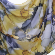 Mustard Modal Printed Lawn