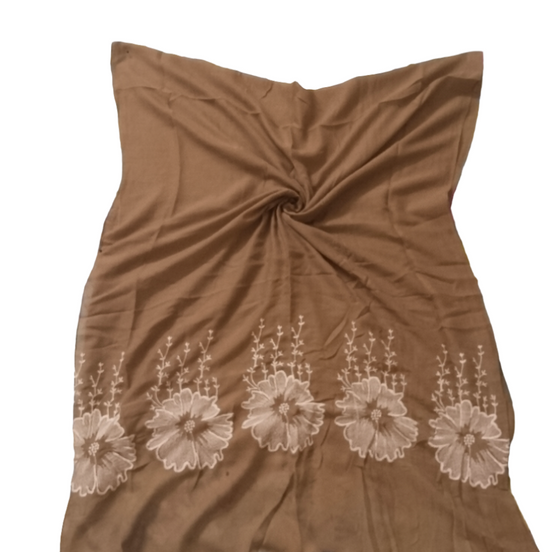 Sand Embroidery Lawn hijab