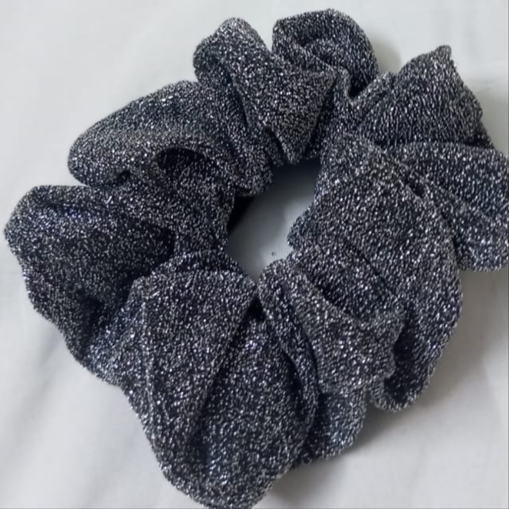 Grey  Moon Light Scrunchies