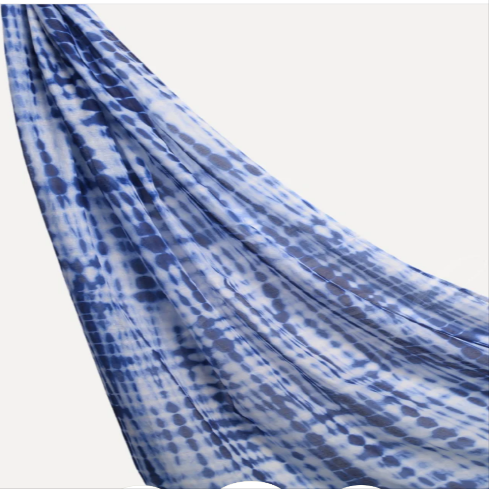Blue Modal Printed Lawn