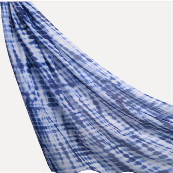 Blue Modal Printed Lawn