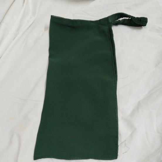 Green Half Niqab With Elastic