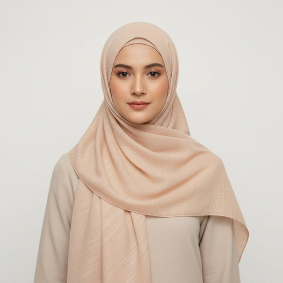 Pastel pink Turkish Lawn