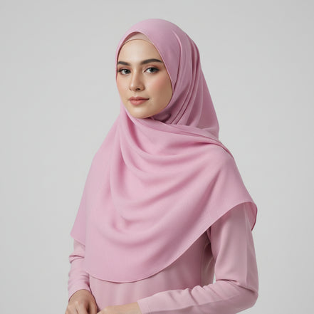 Baby pink Turkish Lawn XL