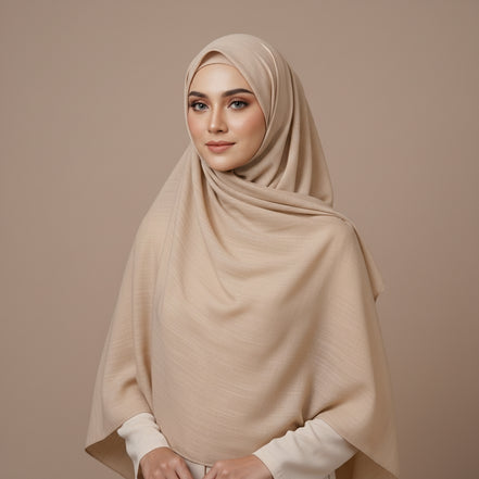 Beige Turkish Lawn XL