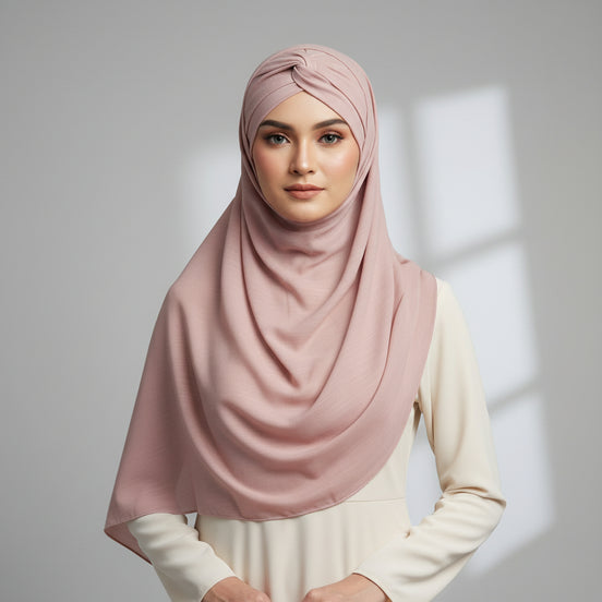 Dusty Pink Turkish Lawn XL