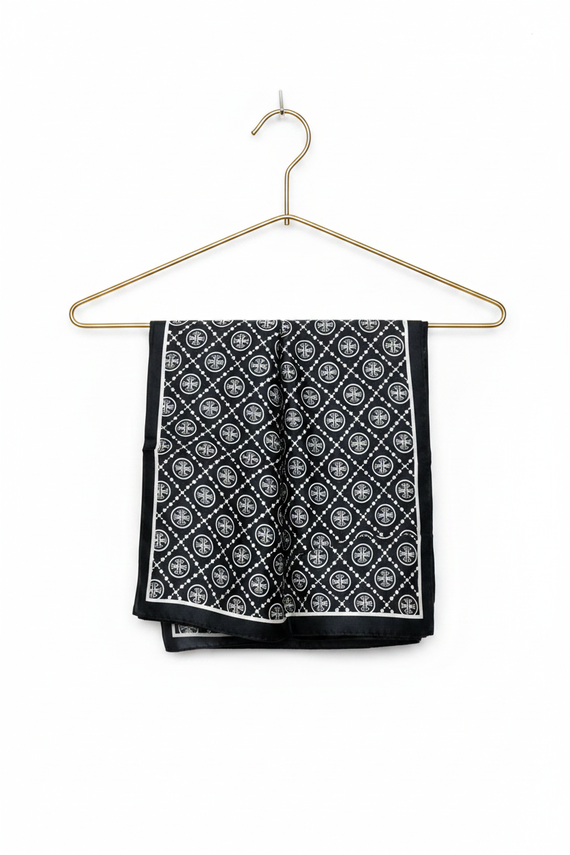 Modal Printed Silk Hijab
