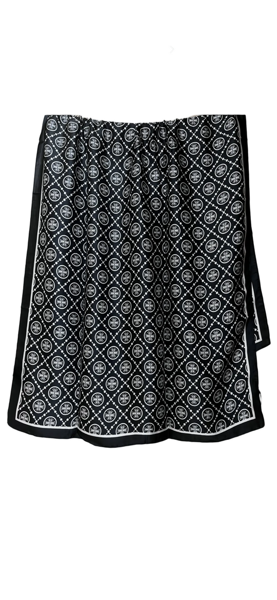 Modal Printed Silk Hijab