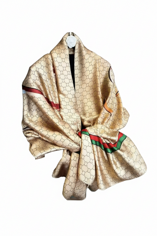 Modal Printed Silk Hijab