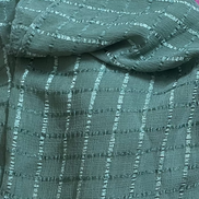 Pine  Bubble Chiffon Checked