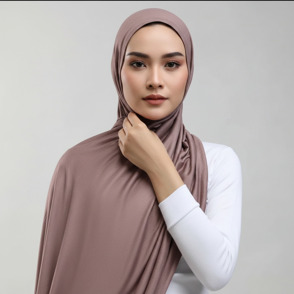 Taupe  Modal Bamboo Jersey