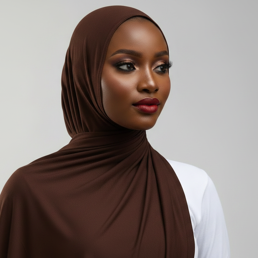 Dark brown  Modal Bamboo Jersey