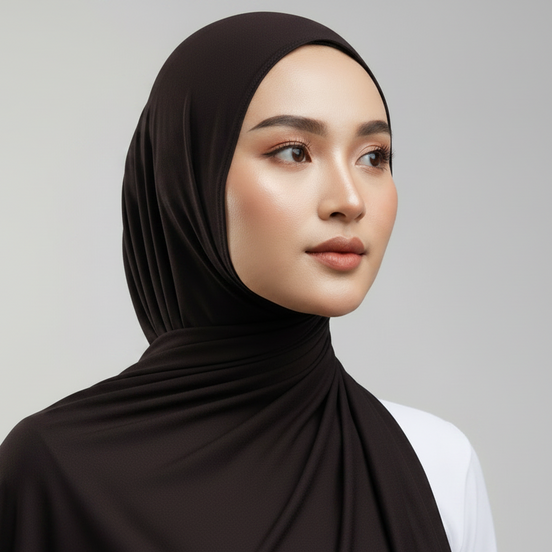 Dark brown Modal Bamboo Jersey
