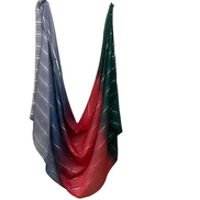 Red& black Ombre Zari Lawn