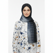 Grey Ombre Zari Lawn