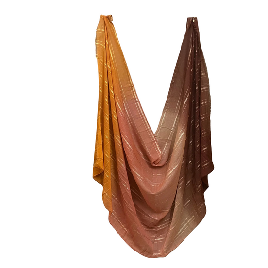 Browny Ombre Zari Lawn