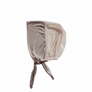 Bamboo jersey latte Full Coverage Tie Back cap