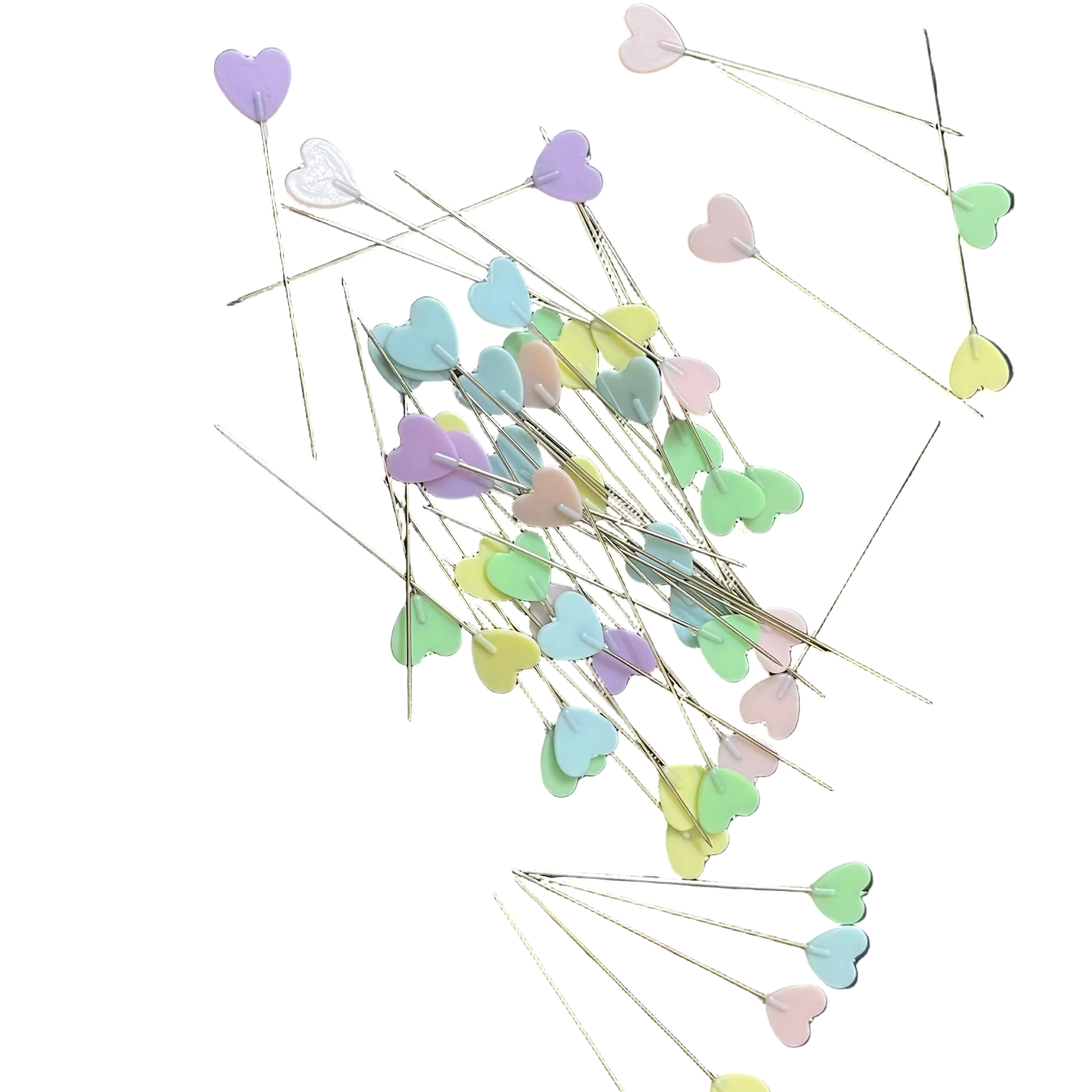 Long heart  Pins(6)