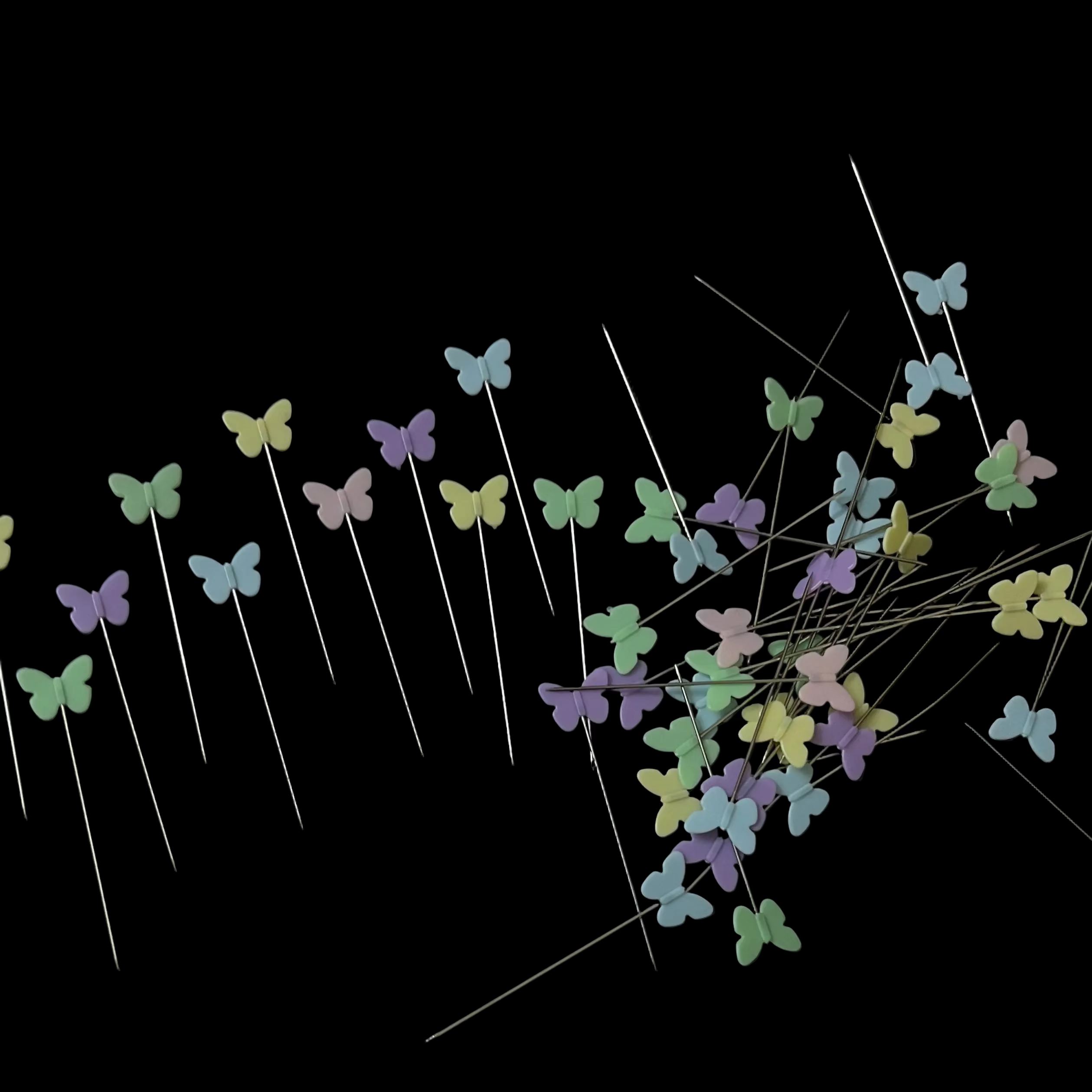 Butterfly long Pins ( pack of 12)