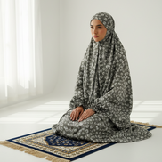 Grey Namaz Chaddar (with sleeves)