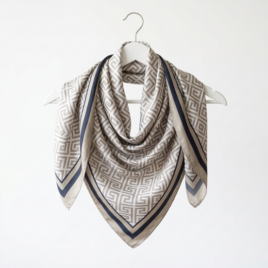 Modal Printed Silk Hijab