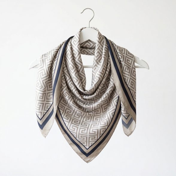 Modal Printed Silk Hijab