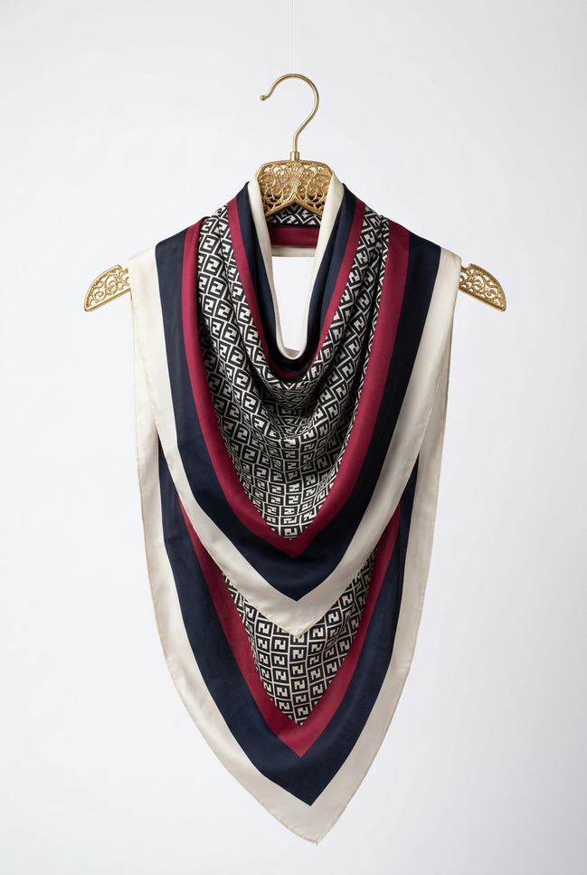 Printed Silk Hijab