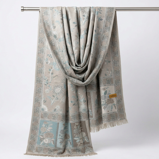 Vintage Pashmina hijab-Spanish Grey