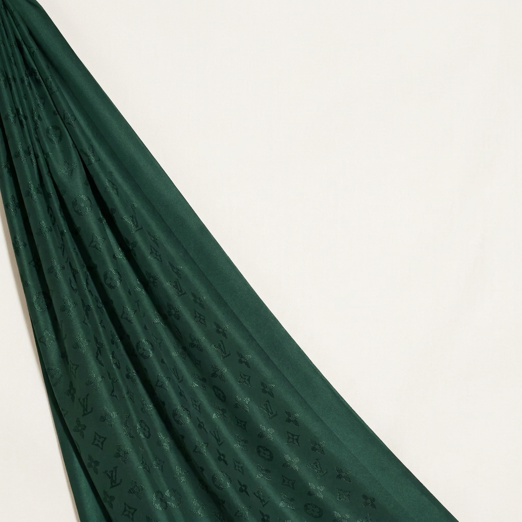 Cashmere Monogram-Green