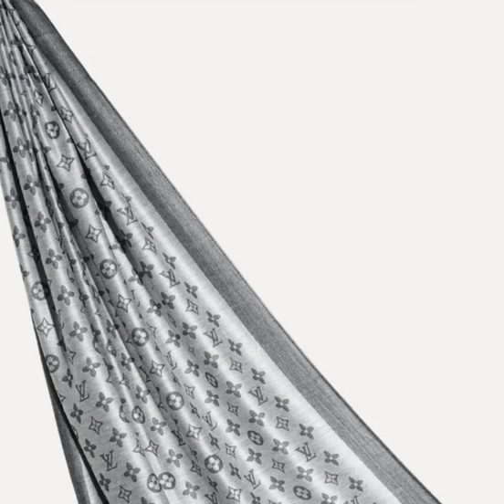 Cashmere Monogram-Silver