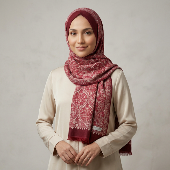 Dual Tone Pashmina Hijab