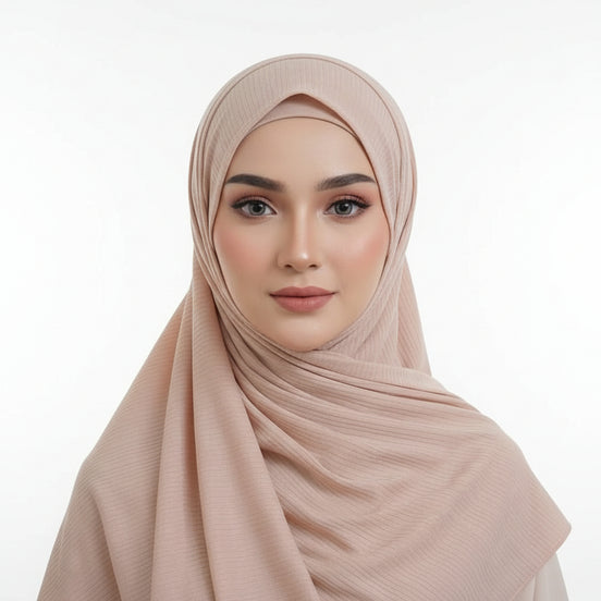 Skin Ribbed Jersey Hijab