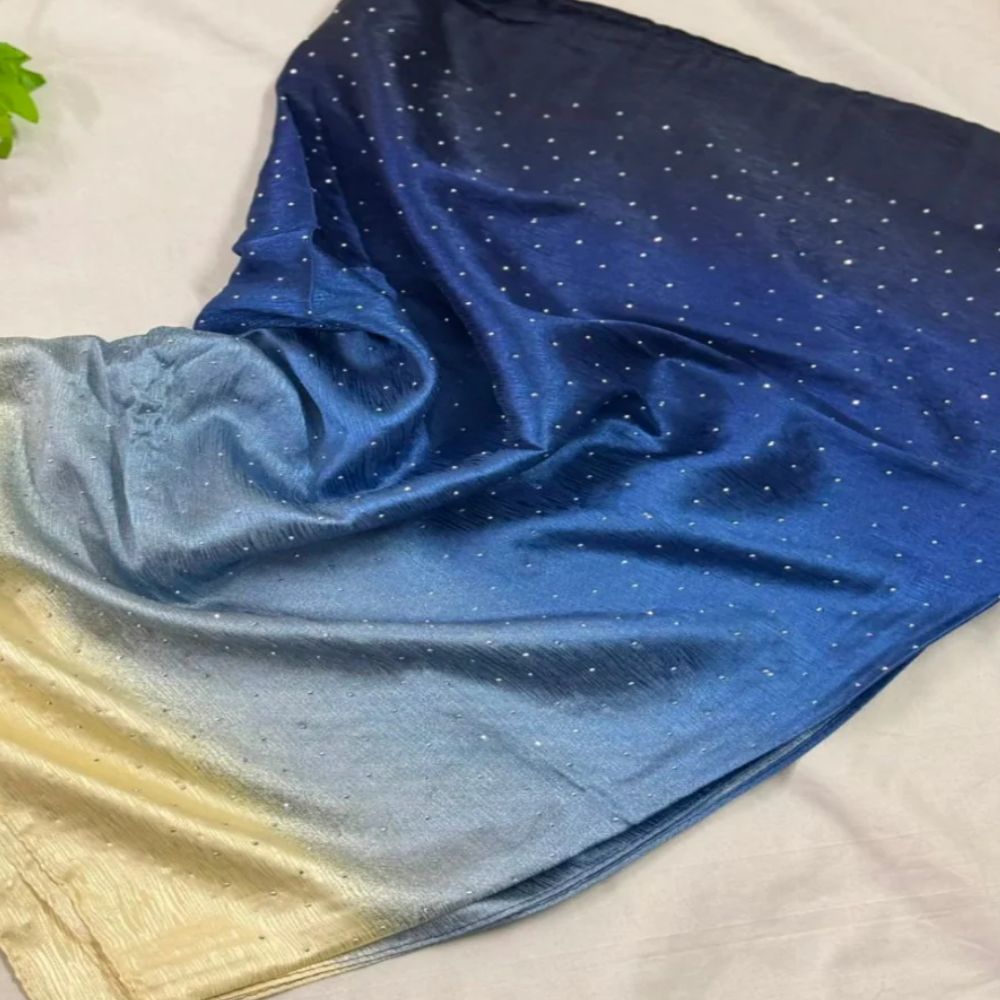 Blue Ombre Silk Stone