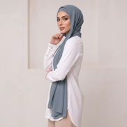 Pre-Sewn Attached Magnet Hijab-
