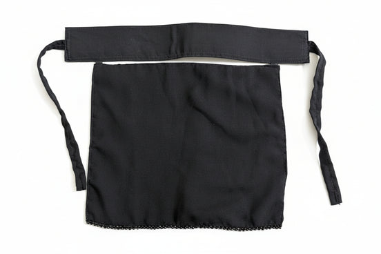 Black Saudi Niqab (with handwork)